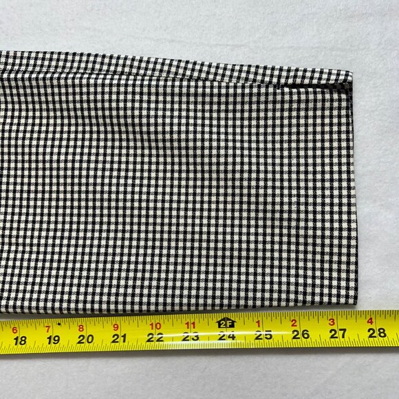 Old Navy Women's Black Tan Stretch Houndstooth Ankle Pants Size 14 Zip Side NWOT - Picture 10 of 12